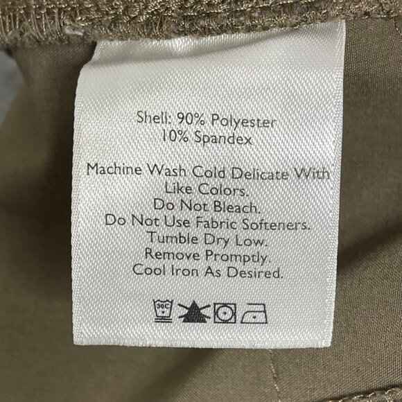 Eddie Buaer‎ Khaki Travex 0663 Adventure Roll Up Cargo Outdoor Pants Womens 12 - Picture 4 of 9